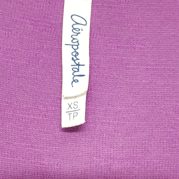 Purple cardigan, button front w/pockets.XS/TP - Picture 2 of 4